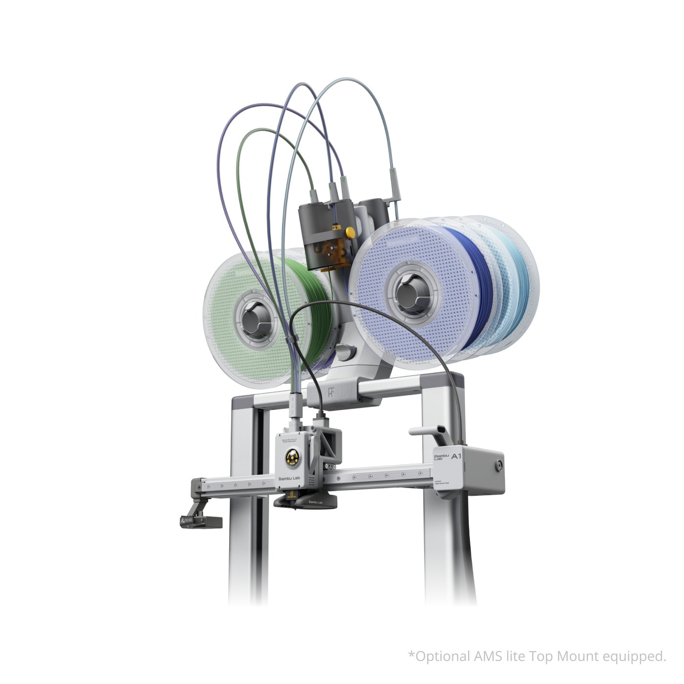 Bambu Lab A1 Combo with AMS lite, alternate angle