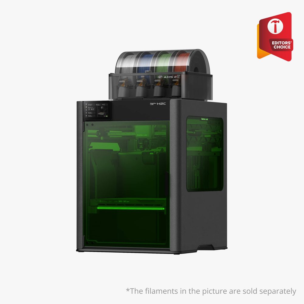 Bambu Lab H2C Combo 3D printer with 10W laser