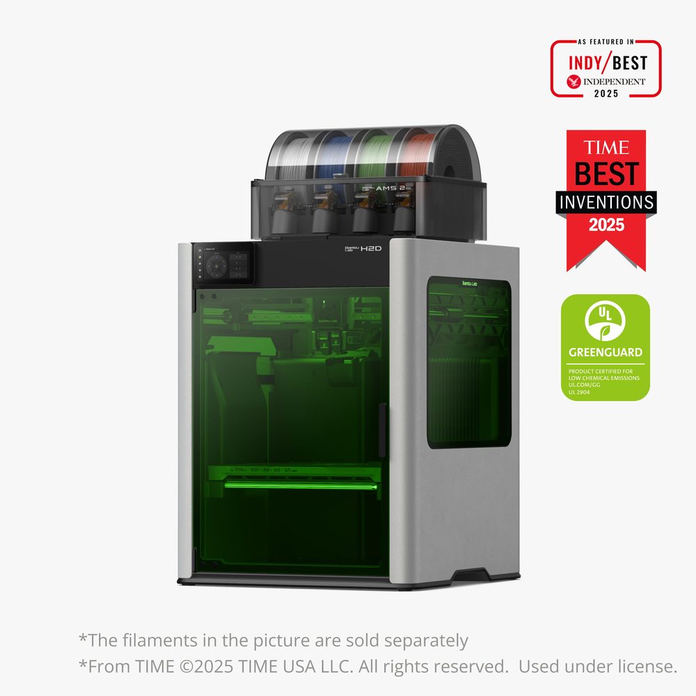 Bambu Lab H2D Combo 3D printer with 40W laser