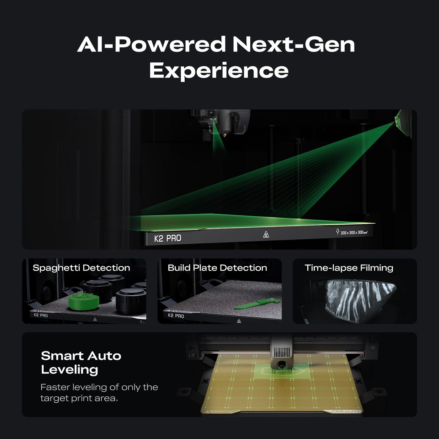 K2 Pro AI camera and auto levelling
