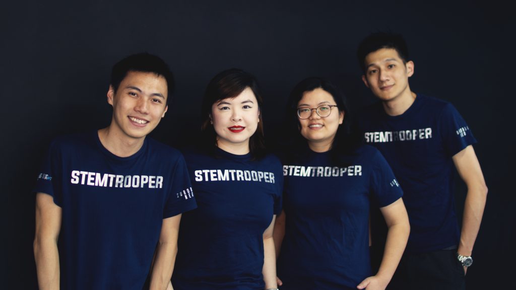The Learning Curve founding team in Kuching